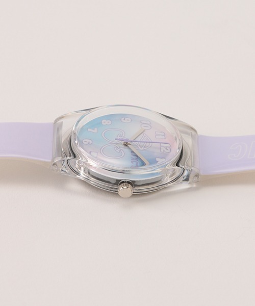 LOVETOXIC(ラブトキシック)の「タイダイプラウォッチ(アナログ腕時計・キッズ・オフホワイト/ラベンダー/エメラルド・FREE)」の7枚目の写真