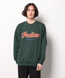 INDIAN（インディアン）の「■INDIAN■サテン刺繍オーバーサイズトレーナー（スウェット）」