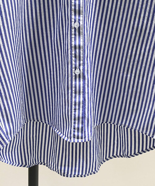 Dita(ディータ)の「ストライプルーズシャツ(シャツ/ブラウス・レディース・ピンク/グリーン/ブルー/オレンジ・M/L/XL)」の20枚目の写真