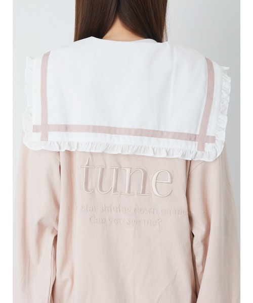 Ank Rouge（アンクルージュ）の「セーラーパーカー（パーカー・レディース・アイボリー/ピンク/ブラック・M）」の12枚目の写真