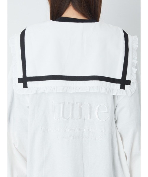 Ank Rouge（アンクルージュ）の「セーラーパーカー（パーカー・レディース・アイボリー/ピンク/ブラック・M）」の14枚目の写真