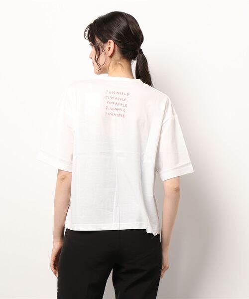 KID BLUE(キッドブルー)の「キッドブルー -グラフィックTシャツ -半袖トップス -KOSN329 -kidblue(Tシャツ/カットソー・レディース・イエロー/ブラック/オフホワイト・M)」の5枚目の写真