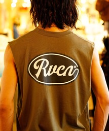 RVCA/ルーカ ルーズシルエット ノースリーブTシャツ バックプリント タンクトップ BC041-365