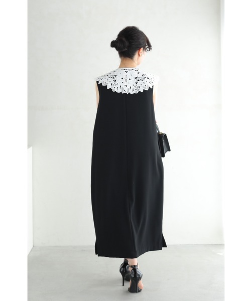 cawaii(カワイイ)の「花コサージュ咲くカッティングレースの付け襟(付け襟・レディース・ホワイト・FREE)」の13枚目の写真