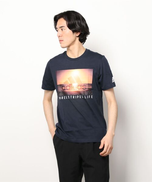 【新品未使用】 adidas イタリア代表 Tシャツ ネイビー/2XL adidas(アディダス) / アディダス/Tシャツ/L/コットン/ネイビー