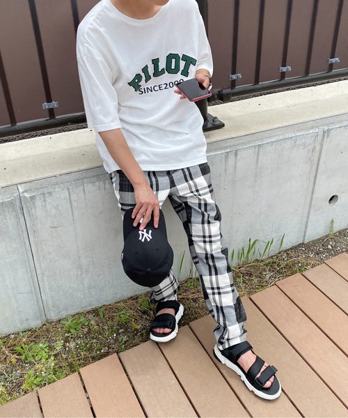 PairPair（ペアペア）の「チェックシェフパンツ(ユニセックス）（その他パンツ・メンズ・ブラック系その他/ベージュ系その他・MEDIUM/LARGE）」の3枚目の写真