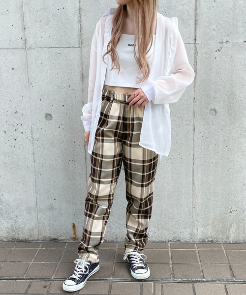 PairPair（ペアペア）の「チェックシェフパンツ(ユニセックス）（その他パンツ・メンズ・ブラック系その他/ベージュ系その他・MEDIUM/LARGE）」の8枚目の写真