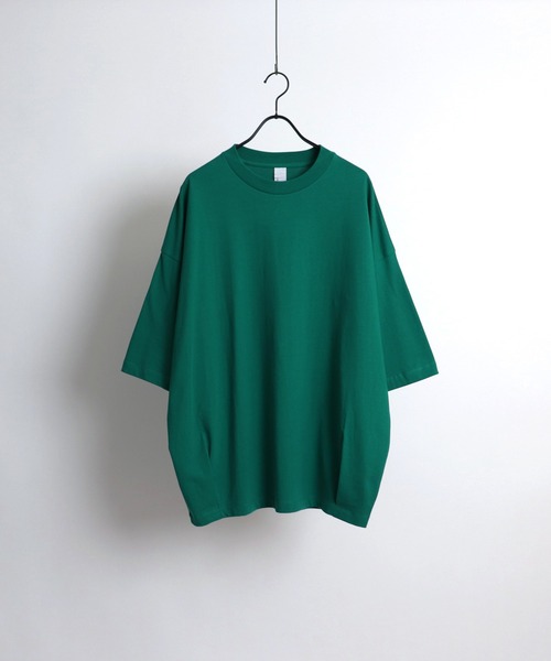 Confirm(コンファーム)の「バルーンタックルーズシルエットTシャツ【Confirm】(Tシャツ/カットソー・メンズ・ホワイト/ライトグレー/ブラック/ブルー/グリーン・M/L)」の13枚目の写真