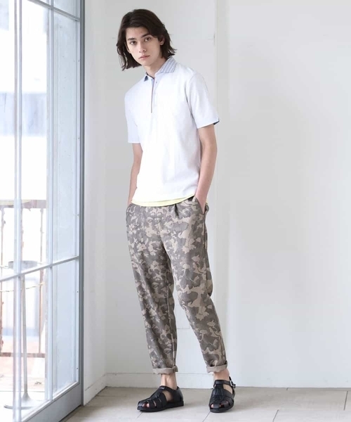MK MICHEL KLEIN HOMME (エムケーミッシェルクランオム)の「ボタニカルパンツ(その他パンツ・メンズ・ベージュ/ライトカーキ・48/46)」の11枚目の写真