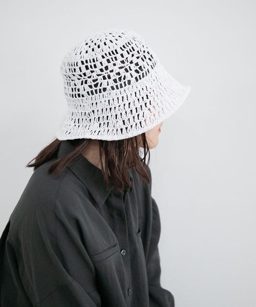 LOWRYS FARM(ローリーズファーム)の「スカシペーパーHAT 255560(ハット・レディース・ブラウン/オフホワイト・FREE)」の1枚目の写真