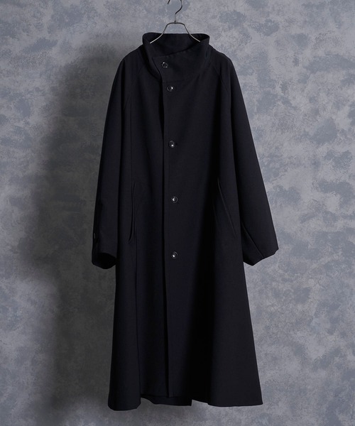KUUUPY（クーピー）の「stand up collar long coat - スタンドカラーロングコート（その他アウター・メンズ・ブラック/ベージュ・SMALL/MEDIUM/LARGE）」の3枚目の写真