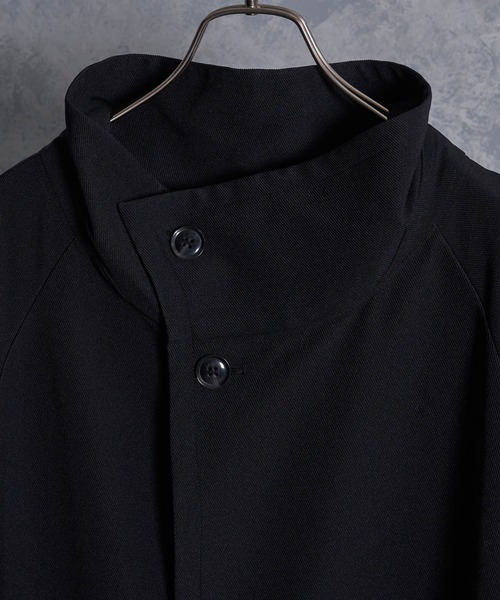 KUUUPY（クーピー）の「stand up collar long coat - スタンドカラーロングコート（その他アウター・メンズ・ブラック/ベージュ・SMALL/MEDIUM/LARGE）」の5枚目の写真