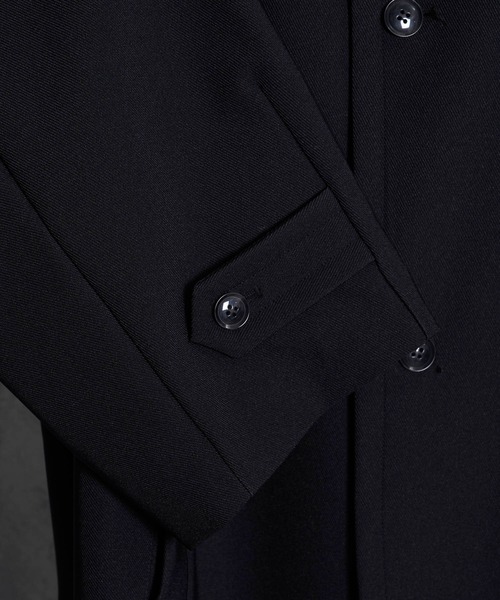 KUUUPY（クーピー）の「stand up collar long coat - スタンドカラーロングコート（その他アウター・メンズ・ブラック/ベージュ・SMALL/MEDIUM/LARGE）」の7枚目の写真