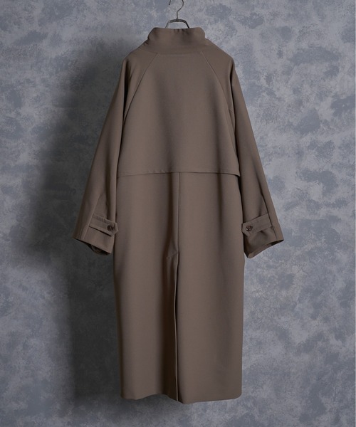 KUUUPY（クーピー）の「stand up collar long coat - スタンドカラーロングコート（その他アウター・メンズ・ブラック/ベージュ・SMALL/MEDIUM/LARGE）」の18枚目の写真