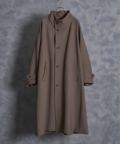 KUUUPY（クーピー）の「stand up collar long coat - スタンドカラー