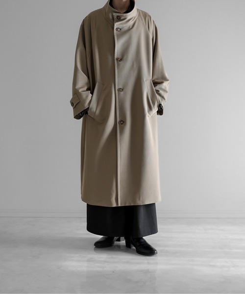 KUUUPY（クーピー）の「stand up collar long coat - スタンドカラー