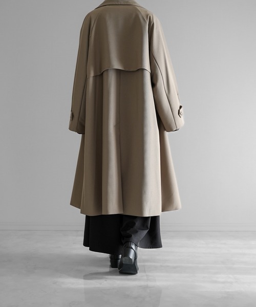 KUUUPY（クーピー）の「stand up collar long coat - スタンドカラーロングコート（その他アウター・メンズ・ブラック/ベージュ・SMALL/MEDIUM/LARGE）」の14枚目の写真