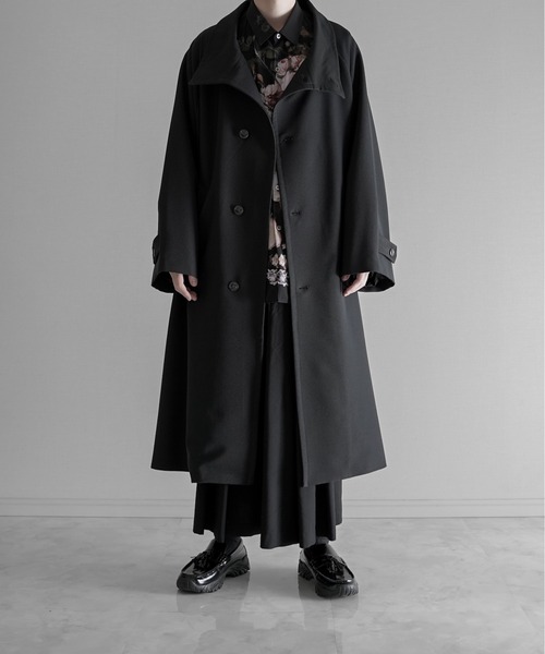 KUUUPY（クーピー）の「stand up collar long coat - スタンドカラー
