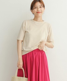 URBAN RESEARCH DOORS | コットンリネンハーフスリーブカットソー(Tシャツ/カットソー)