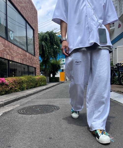 LEGENDA(レジェンダ)の「レジェンダ スイッチングワイド スウェットシャツパンツ / LEGENDA Switching Wide Sweatpants(スウェットパンツ・メンズ・ブラック/アッシュ・FREE)」の11枚目の写真