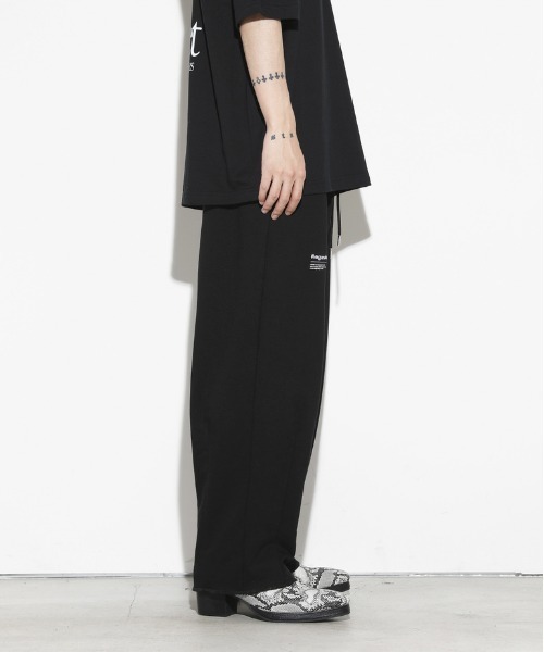 LEGENDA(レジェンダ)の「レジェンダ スイッチングワイド スウェットシャツパンツ / LEGENDA Switching Wide Sweatpants(スウェットパンツ・メンズ・ブラック/アッシュ・FREE)」の17枚目の写真