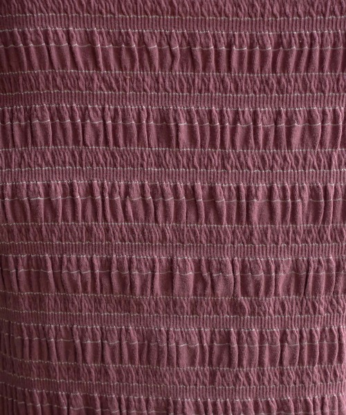 RETRO GIRL（レトロガール）の「メロウカーデビスチェ付set（Tシャツ/カットソー・レディース・スモークピンク/グリーン/オフホワイト/ダークブラウン・FREE）」の18枚目の写真