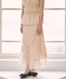 MIRO AMURETTE | pale lady chiffon skirt(スカート)