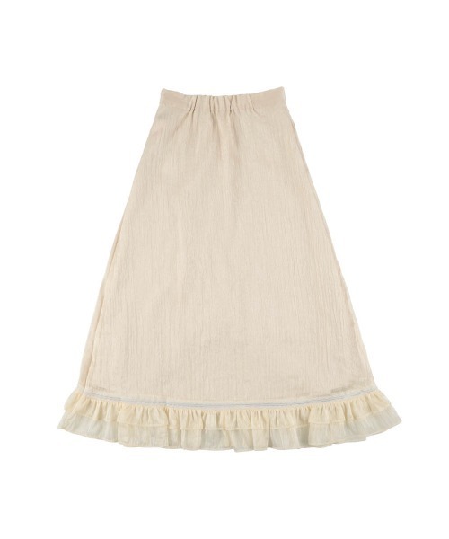 MIRO AMURETTE（ミロアミュレット）の「pale lady chiffon skirt/シフォンスカート（スカート・レディース・ナチュラル・SMALL/MEDIUM）」の13枚目の写真