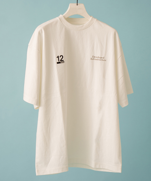 B.C STOCK(ベーセーストック)の「【3x3.EXE】 HEAVY OZ-T(Tシャツ/カットソー・メンズ・ホワイト/ブラック/カーキ・MEDIUM/LARGE/X-LARGE)」の2枚目の写真