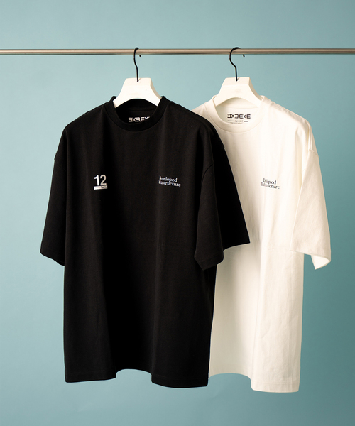B.C STOCK(ベーセーストック)の「【3x3.EXE】 HEAVY OZ-T(Tシャツ/カットソー・メンズ・ホワイト/ブラック/カーキ・MEDIUM/LARGE/X-LARGE)」の1枚目の写真