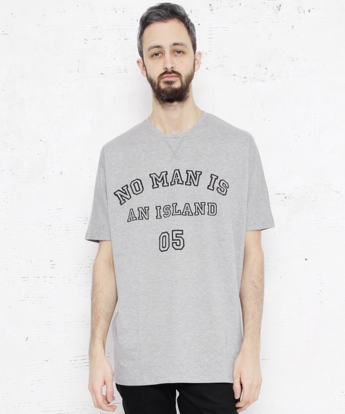 hardcover(ハードカバー)の「hardcover/ドルマンカレッジTEE(Tシャツ/カットソー・レディース・グレー・SMALL)」の1枚目の写真