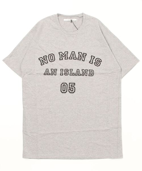 hardcover(ハードカバー)の「hardcover/ドルマンカレッジTEE(Tシャツ/カットソー・レディース・グレー・SMALL)」の2枚目の写真