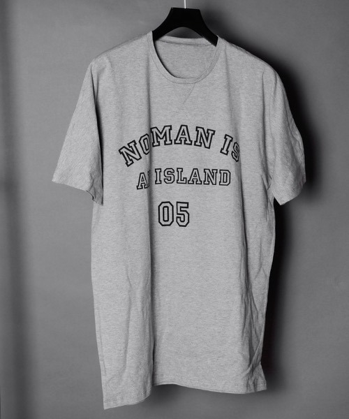 hardcover(ハードカバー)の「hardcover/ドルマンカレッジTEE(Tシャツ/カットソー・レディース・グレー・SMALL)」の3枚目の写真