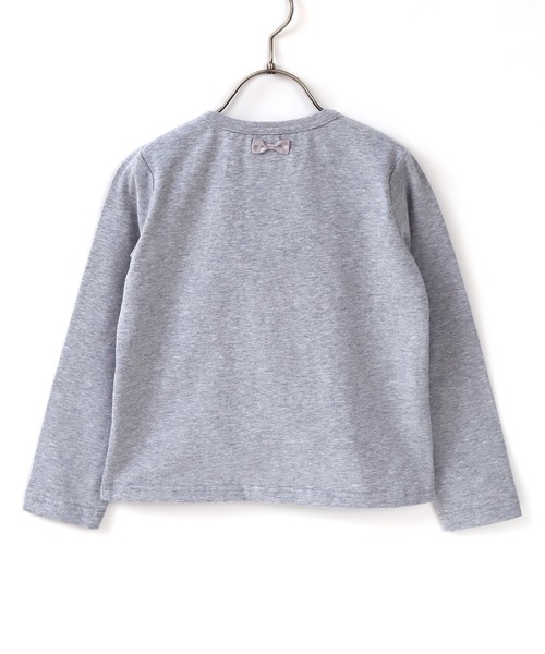 panpantutu（パンパンチュチュ）の「UVcut フレンチリボンカーディガン(Junior)（カーディガン/ボレロ・キッズ・ライトグレー/ネイビー/ベビーピンク/ミント/レモンイエロー・140cm/150cm）」の15枚目の写真