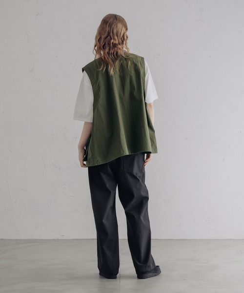 epnok(エプノック)の「Cotton Twill Baker Pants/コットンツイルベイカーパンツ(その他パンツ・メンズ・オリーブ/ブラック・MEDIUM/LARGE)」の9枚目の写真
