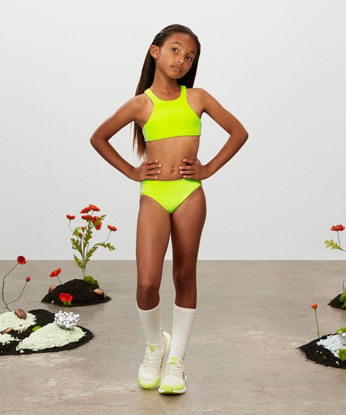 adidas(アディダス)の「IVY PARK スイムトップ / アディダスオリジナルス(キッズ/子供用)(水着・キッズ・イエロー・140/150/160)」の8枚目の写真