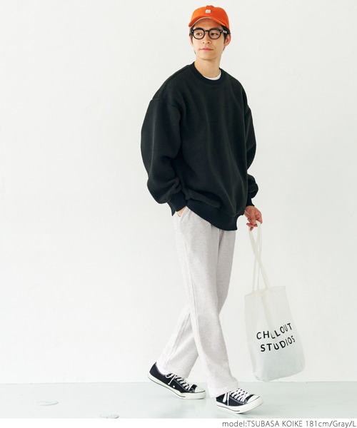 coca（coca）（コカ）の「スウェットテーパードパンツ（その他パンツ・メンズ・ブラック/グレー・M/L）」の10枚目の写真