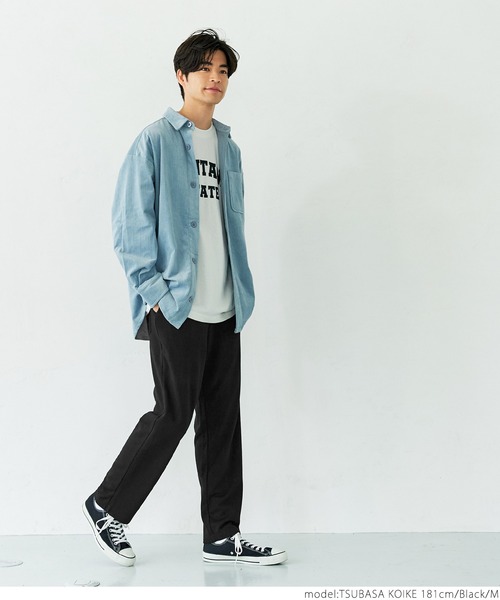 coca（coca）（コカ）の「スウェットテーパードパンツ（その他パンツ・メンズ・ブラック/グレー・M/L）」の6枚目の写真