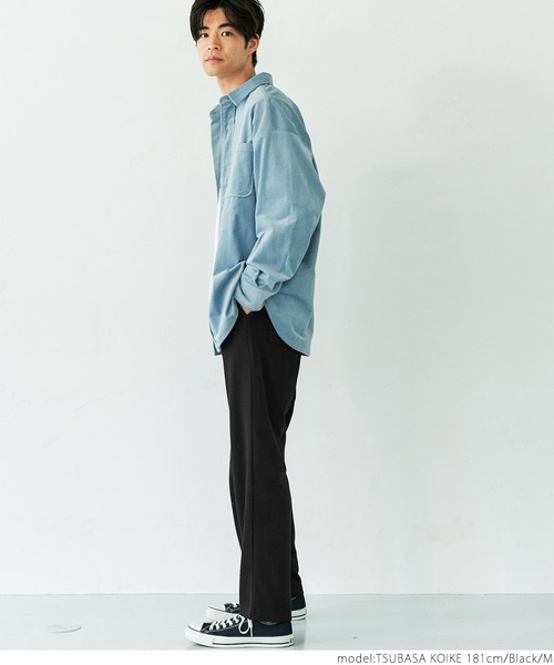 coca（coca）（コカ）の「スウェットテーパードパンツ（その他パンツ・メンズ・ブラック/グレー・M/L）」の8枚目の写真