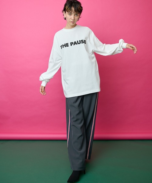 tシャツ 「THE PAUSE」THE PAUSE ロンT レディース THE PAUSE（ザ ポーズ）の「【THE PAUSE】THE PAUSE ロンT（T