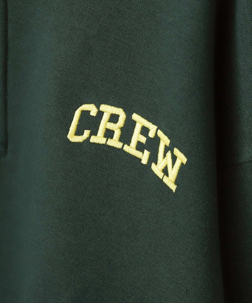 ZIP FIVE(ジップファイブ)の「【ZIP FIVE】11oz ヘビーウェイトハーフジップフロント刺繍ロゴスウェット(スウェット・メンズ・杢グレー/ダークグリーン/ネイビー/アイボリー/ブラック・LARGE/X-LARGE/MEDIUM)」の7枚目の写真