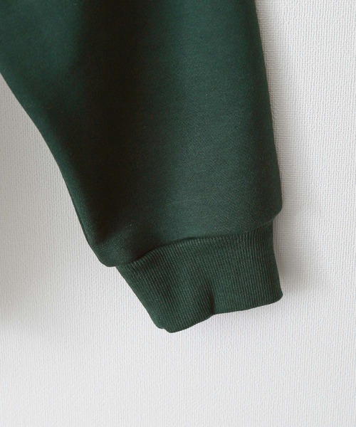 ZIP FIVE(ジップファイブ)の「【ZIP FIVE】11oz ヘビーウェイトハーフジップフロント刺繍ロゴスウェット(スウェット・メンズ・杢グレー/ダークグリーン/ネイビー/アイボリー/ブラック・LARGE/X-LARGE/MEDIUM)」の8枚目の写真