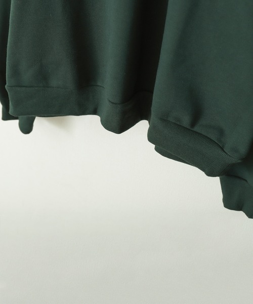 ZIP FIVE(ジップファイブ)の「【ZIP FIVE】11oz ヘビーウェイトハーフジップフロント刺繍ロゴスウェット(スウェット・メンズ・杢グレー/ダークグリーン/ネイビー/アイボリー/ブラック・LARGE/X-LARGE/MEDIUM)」の11枚目の写真