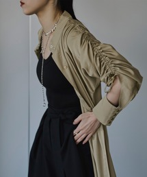 Ezick | DRAWストリングシャツワンピース(シャツワンピース)