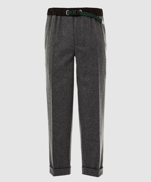 kolor BEACON（カラービーコン）の「22WBM-P04134（スラックス・メンズ・グレー/キャメル/ネイビー/ブラウン・2/1）」の2枚目の写真