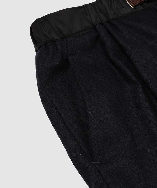 kolor BEACON（カラービーコン）の「22WBM-P04134（スラックス・メンズ・グレー/キャメル/ネイビー/ブラウン・2/1）」の7枚目の写真