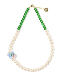 Ray BEAMS | LOTUS PINK / LAMPWORK GLASS & PEARL ネックレス(ネックレス)