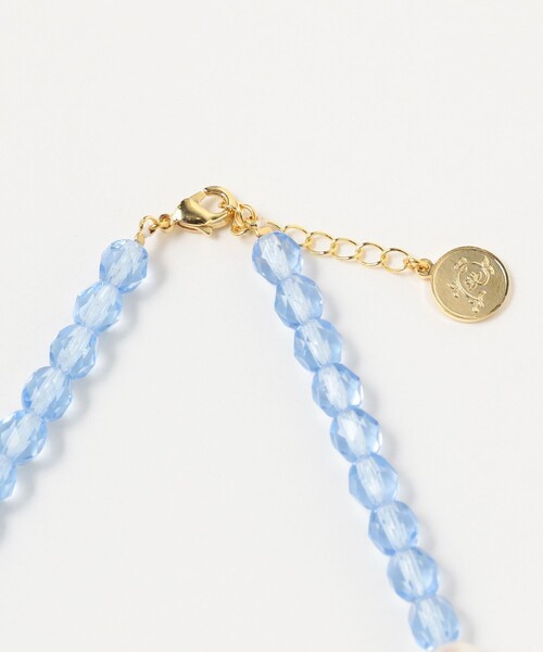 Ray BEAMS（レイビームス）の「LOTUS PINK / LAMPWORK GLASS & PEARL ネックレス（ネックレス・レディース・その他/その他1・ONE SIZE）」の4枚目の写真