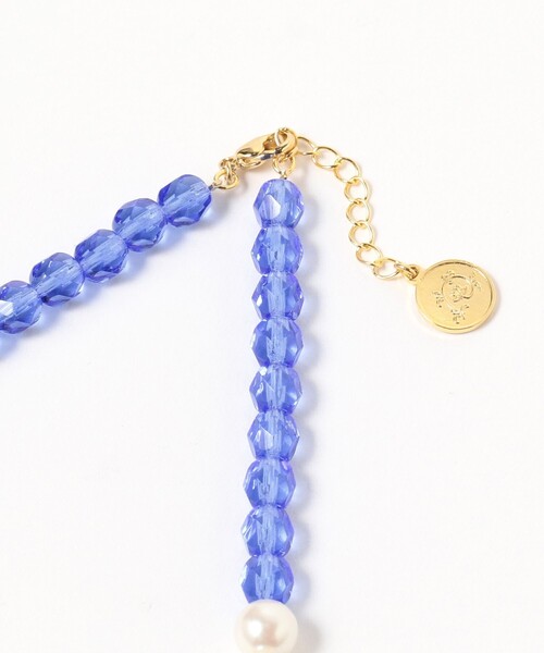 Ray BEAMS（レイビームス）の「LOTUS PINK / LAMPWORK GLASS & PEARL ネックレス（ネックレス・レディース・その他/その他1・ONE SIZE）」の8枚目の写真