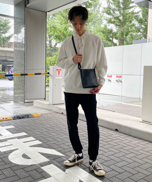 Purple&Yellow（パープルアンドイエロー）の「フェイクレザー ミニショルダーバッグ（ショルダーバッグ・メンズ・ブラック・FREE）」の11枚目の写真